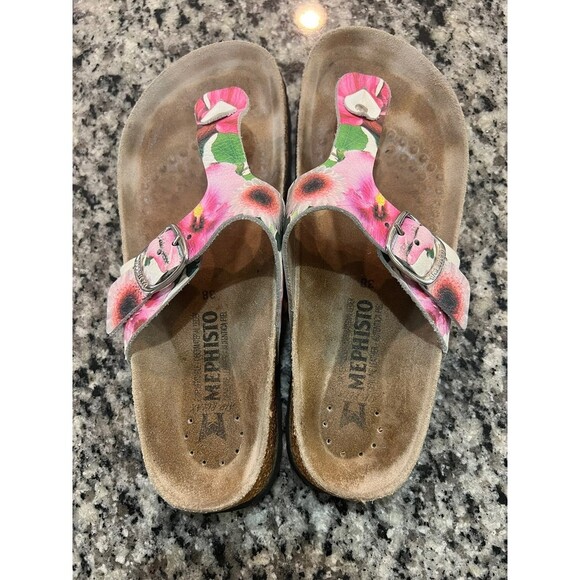 MEPHISTO air relax flower sandals size 38 - Picture 2 of 8